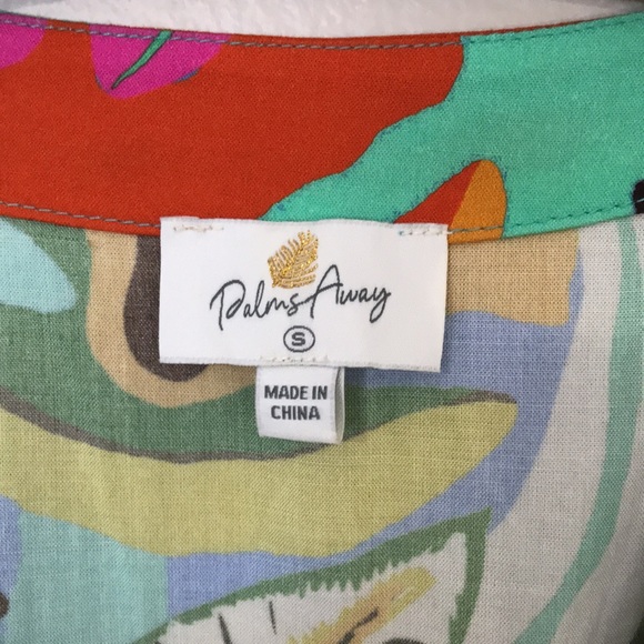 NEW Palms Away Tropical Romper. Small - Picture 3 of 8